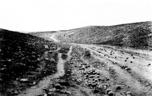 Fenton, Roger. Valley of The Shadow of Death. Harry Ransom Humanities Research Center, The University of Texas at Austin (lifted from Errol Morris\\\'s blog).